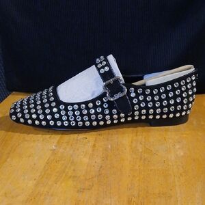 Sam Edelman Black Studded Flats